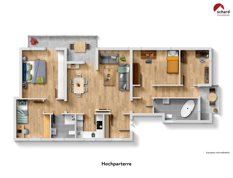 Grundriss Wohnung Seeheim-Jugenheim