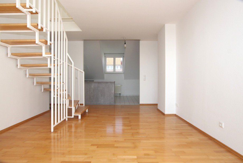 Wohn- und Essbereich Maisonettewohnung Weiterstadt