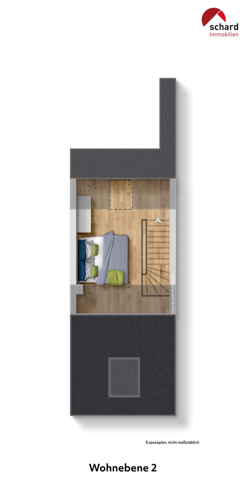 Wohnebene 2 Maisonettewohnung Weiterstadt